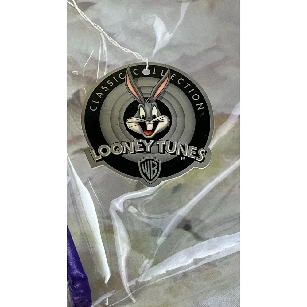 TAZ Plush and Keychain Change Purse Clip Looney Toons 1994 Warner Applause NOS